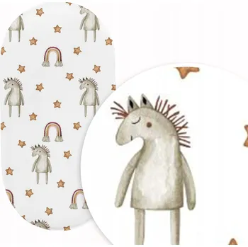 Prostěradlo PROSTĚRADLO DO KORBIČKY KOČÁRKU KOLÉBKY 38x80 cm BAVLNA 100% POLSKÝ VÝROBEK