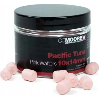 Boilies CC Moore Činka s tuňákem Pacific Dumbell Wafters Pink 10 x 14 mm