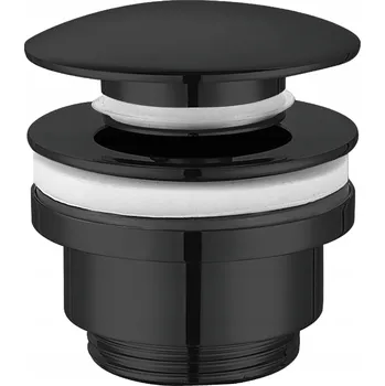 Sifon Zátka umyvadlová KLIK KLAK ČERNÁ MOSAZNÁ UNIVERZÁLNÍ GERMANLINE GL2059B