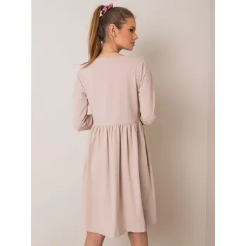 Dámské šaty Šaty RV SK 5889.41P béžová M