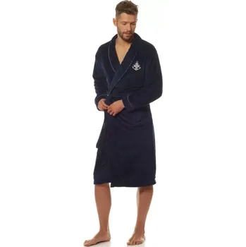 Dámský župan Pánský župan L&L 2114 Tm. modrá XL