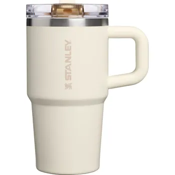 Termohrnek STANLEY The Quencher/Cup Protour Flip Straw Tumbler 600 ml/20oz Cream