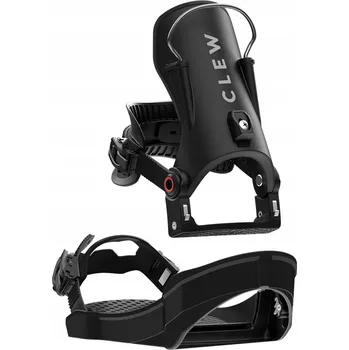 Vázání na snowboard Snowboardové vázání Clew Independence 1.0 black (step-in) [Velikost M]