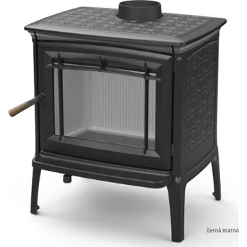 Krbová kamna Hergom Shelburne hnědý smalt