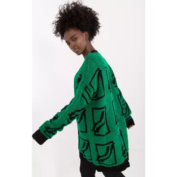 Dámský svetr Propojka BA SW 0277.02 zelená jedna velikost