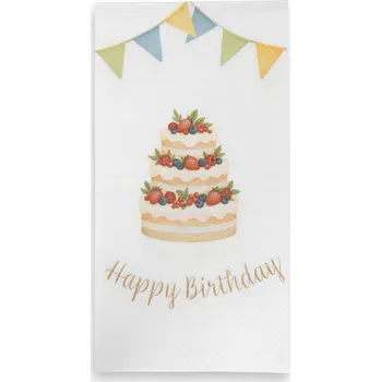 Papírový ubrousek Storefactory Papírové ubrousky Födelsedag – set 16&nbsp;ks