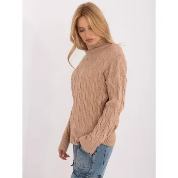 Dámský svetr Jumper AT SW 23445.00 velbloud jedna velikost