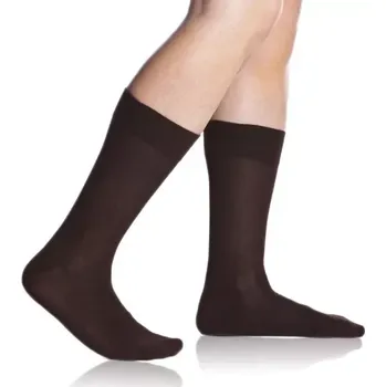 Pánské ponožky Bambusové klasické pánské ponožky BAMBUS COMFORT SOCKS - BELLINDA - hnědá 43 - 46