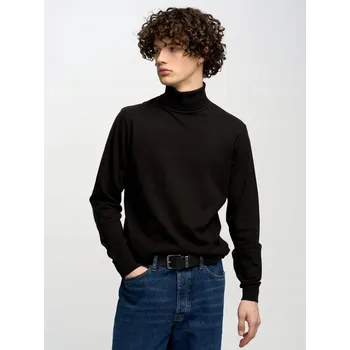 Pánský svetr Big Star svetr černý rolák velikost XXL