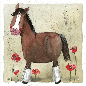 Podložka pod hrnek Kůň Dolly s korkovou spodní stranou 10