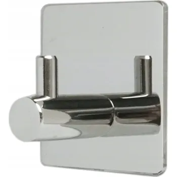 Věšák Samolepicí háček Global Service stříbrný