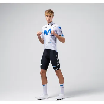 Cyklistická vesta GOBIK Cyklistická vesta - PLUS 2.0 MOVISTAR TEAM 26 - bílá L