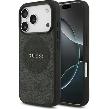 Pouzdro na mobilní telefon Guess Zadní Kryt pro Apple iPhone 17 Pro, černý