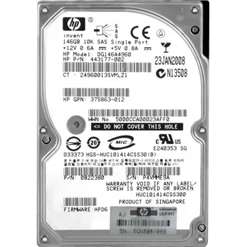 Pevný disk HP 443177-002 146GB 10K SAS 2.5" DG146A4960