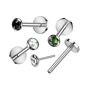 Piercing TIT1241AB-1008 PUSH IN piercing do brady / ucha TITAN