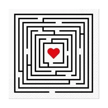 Papírový ubrousek Ubrousky 5,1 x 5,2 cm 1 ks papírové