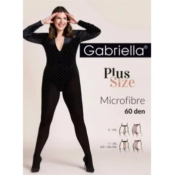 Dámské punčochy Dámské punčochové kalhoty clasic MICRO 60 PLUS SIZE kaštanové 6