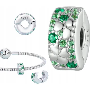 Přívěsek Přívěsek se klips a jetel , stříbro 925