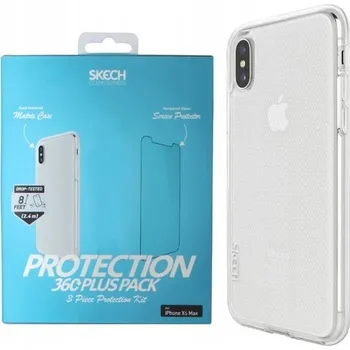 Pouzdro na mobilní telefon Zadní Kryt Skech pro Apple iPhone XS Max průhledné