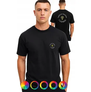 Pánské tričko Tričko Bavlna Vlastní potisk Logo Foto Text Grafika 170 g/m2 XL