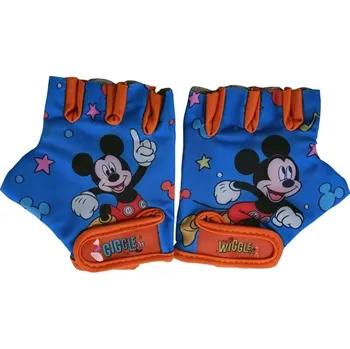 Cyklistické rukavice Dětské chrániče na ruce na kolečkové brusle, kolo, koloběžku myšák Mickey, velikost 3-8 let