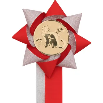 Kokarda jednořadá VĚTRNÍK dvoubarevný, průměr 11 cm