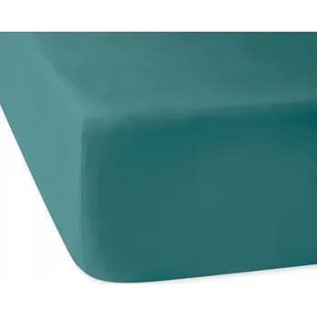 Prostěradlo Prostěradlo 140x200 s Gumou Bavlněný Satén Jednobarevné tyrkysové