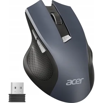 Myš Bezdrátová Myš Acer Ergonomická, 6 tlačítek, 1600 DPI, Plug & Play