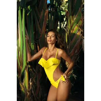 Dámské plavky Plavky Carmen Amarillis M-468 W (1) Víceúrovňové - Marko XXL