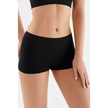 Dámské spodní prádlo BEZEŠVÉ BOXERKY černá S
