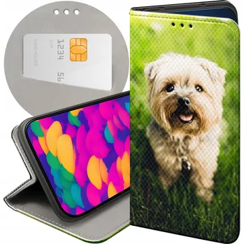 Pouzdro na mobilní telefon Flipové pouzdro Hello Case pro Motorola Moto G82 5G béžové