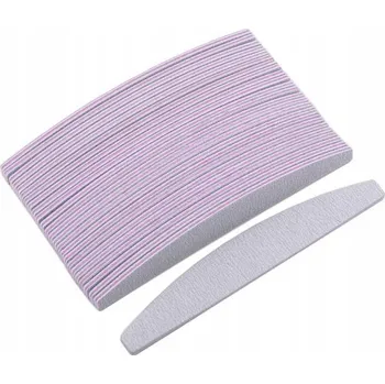 Pilník Na Nehty oboustranný tvar loďka Zebra 100/180