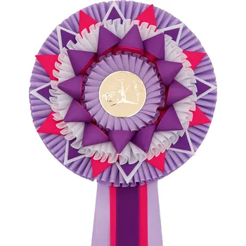 Kokarda pětiřádá HVĚZDA zdobená, průměr 20 cm