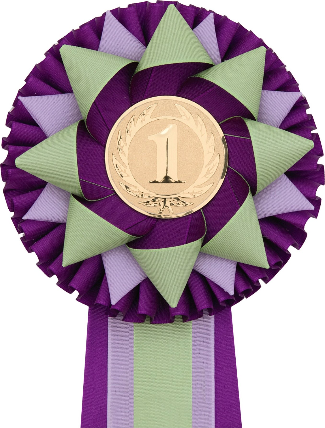 Kokarda třířadá KVĚTINA, průměr 13 cm