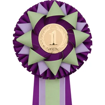 Kokarda třířadá KVĚTINA, průměr 13 cm