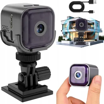 KOMPAKTNÍ MINI WIFI KAMERA S OBOUSTRANNÝM ZVUKEM PRO DOMÁCNOST