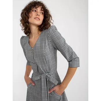 Dámské šaty LK SK šaty 507839.31 bílo-černé 36