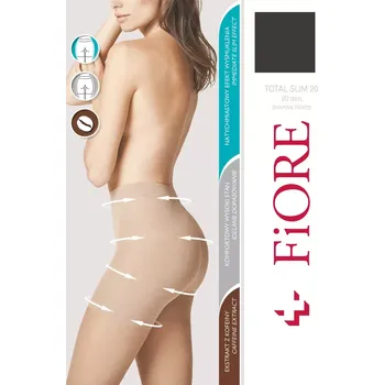Dámské punčochy Fiore Total Slim 20 den M5206 barva:černá 2-S