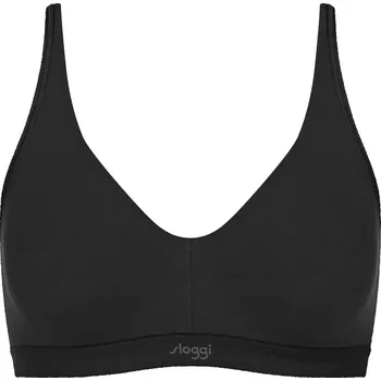 Podprsenka Dámská podprsenka EVER Ease Soft bra - BLACK - černá 0004 - SLOGGI BLACK S