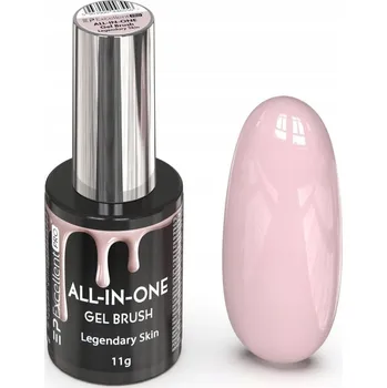 Lak na nehty Excellent PRO ALL-IN-ONE Gel Brush 11g LEGENDARY SKIN - Gel na nehty 3v1 s štětečkem - Odstín LEGENDARY SKIN (11 g)