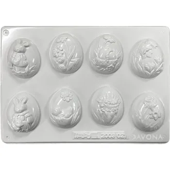 Forma na odlévání HobbyFun Plastová forma na odlévání - vajíčka