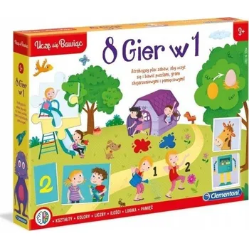 Desková hra Edukační desková hra 8 her v 1 Clementoni