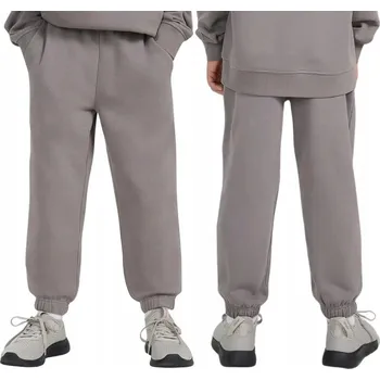 Chlapecké kalhoty 4F Chlapecké teplákové kalhoty Joggery 4FJWAW25TTROM1245-22S Antracit 134 cm