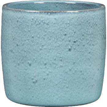 Květináč Květináč keramický modrý, průměr 13 cm