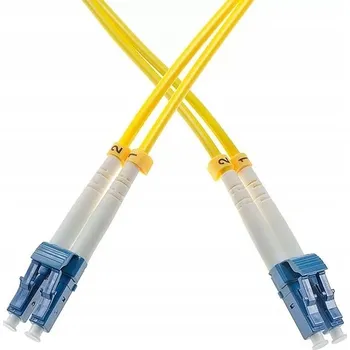 Síťový kabel Optický patchcord duplex LC singlemode 10m