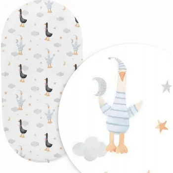 Prostěradlo PROSTĚRADLO DO KORBIČKY KOČÁRKU KOLÉBKY 38x80 cm BAVLNA 100% POLSKÝ VÝROBEK