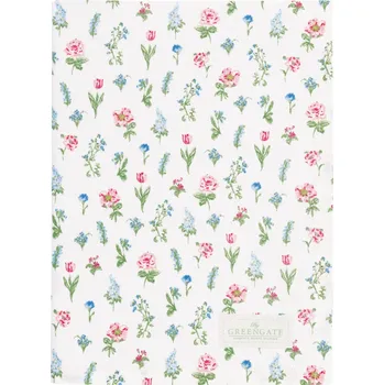 GREEN GATE Bavlněná utěrka Estrid White