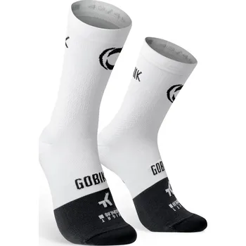 Pánské ponožky GOBIK Cyklistické ponožky klasické - LIGHTWEIGHT 2.0 INEOS GRENADIERS 26 - bílá/černá