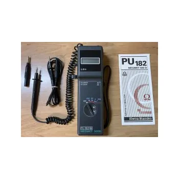 Revizní přístroj Metra PU182, měřič izolačního odporu (megmet 500D)
