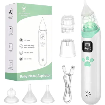 Kojenecká hygiena ELEKTRICKÝ ODSÁVAČ NA NOS UŠÍ ODSÁVAČ VYSAVAČ HRUŠKA NA RÝMU VÝKON